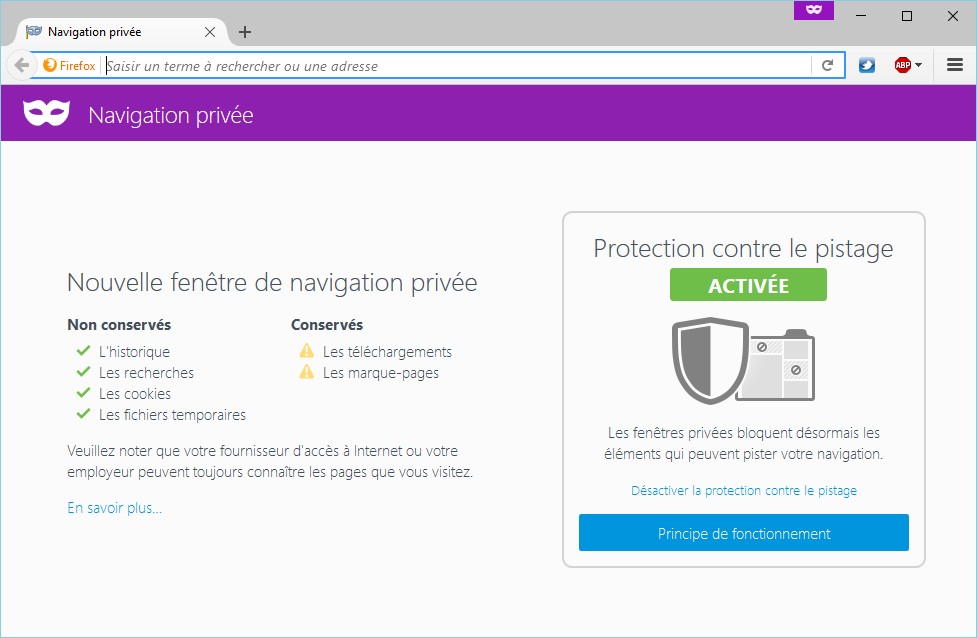 browser anti pistage